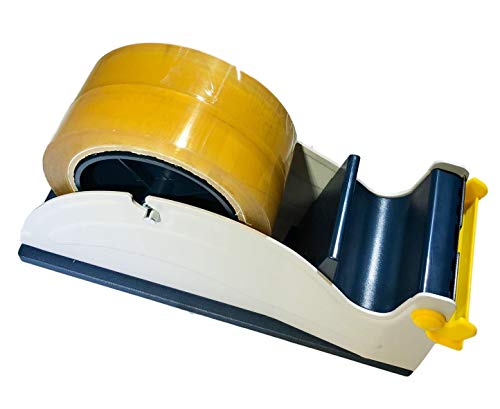 Premium Steel Desk Tape Dispenser 2in Wide | 3in Core, 5in Max Diameter