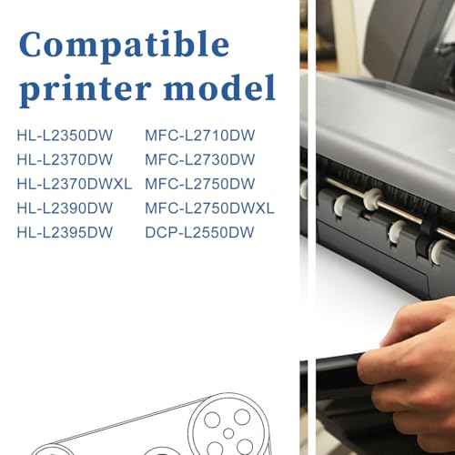 TN760 TN 760 Toner Cartridge (Black, 4-Pack) - Compatible TN-760 TN-730 Toner Cartridge Replacement for Brother MFC-L2710DW MFC-L2750DW HL-L2350DW HL-L2370DW HL-L2390DW DCP-L2550DW Printer