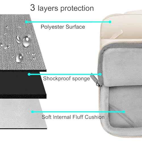 MOSISO Compatible with MacBook Air 15 inch Case 2025 2024 2023 Release M4 A3241 M3 A3114 M2 A2941 Touch ID, Plastic Hard Shell&Puffy Sleeve Bag&Keyboard Cover&Webcam Cover&Screen Film, Sand