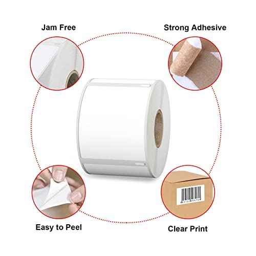 6400 Pcs 2-1/8" x 2-3/4" Labels Replacement Work with Dymo 30258 Shipping Labels (NOT FIT Dymo 550 & 5XL), Misofuki 16 Rolls Waterproof Direct Thermal Labels Used with Labelwriter 450, 450 Turbo, 4XL
