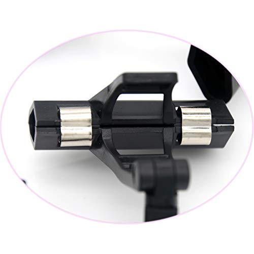 Black Adjustable Foldable Twistable Copy Holder Clip for Easel and Desk – Pack of 2