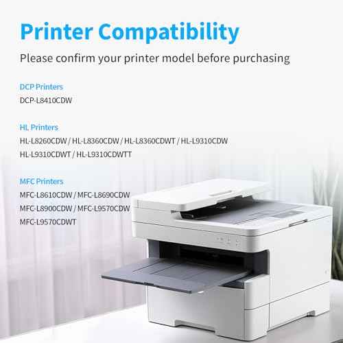 EASYPRINT Compatible Toner Cartridge Replacement for Brother TN433BK TN433 TN431BK TN-433 TN431 Toner Compatible for Brother HL-L8260CDW HL-L8360CDW MFC-L8610CDW MFC-L8900CDW (2 Pack, Black)