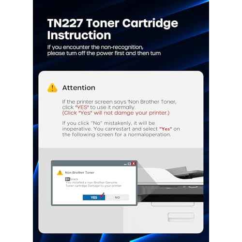 Compatible with TN227 TN-227 Toner Cartridge [with CHIP] Replacement for Brother TN 227 223 TN223 | Compatible with HL-L3210CW HL-L3270CDW MFC-L3710CW MFC-L3750CDW Printer (TN227-2Black)
