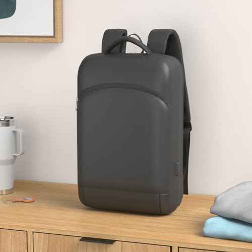 Slim Laptop Backpack for Men 15.6 inch Mens Computer Backapcks Small Travel Backpack Lightweight Waterproof Anti Theft Business Carry on Bag with USB Charging Port for Work Office College