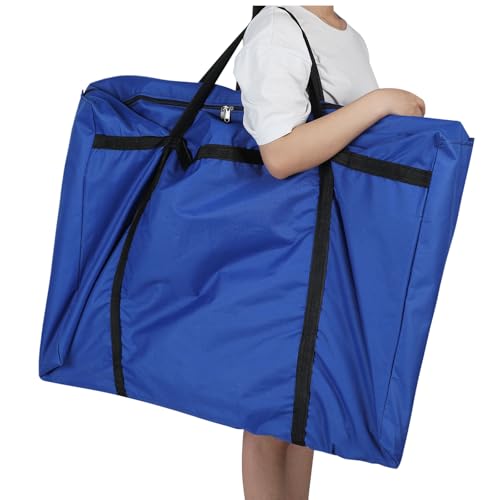 Paterr Trifold Poster Board with Storage Bag, Hook and Loop Fabric, Foldable 3 Panel Presentation Board for Science Fair and Exhibitions (Black,54 x 30 Inch)