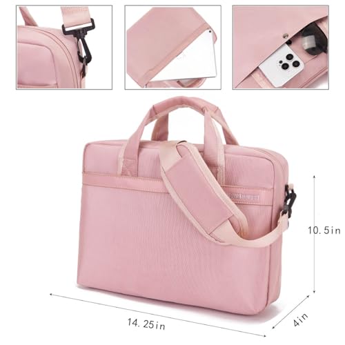 BARDOLPH Accordian File Folder with Handle, 12 Pocket Expanding Folder with Zipper, Heavy Duty Accordian Organizer (PINK)