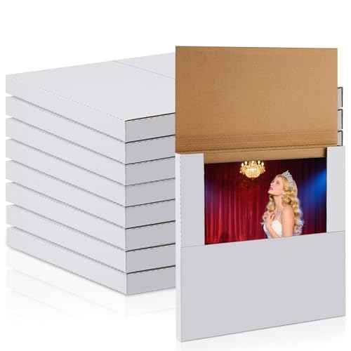 Tatuo 30 Pieces Vinyl Record Mailers 12.5" x 12.5" x 1" Record Mailers Vinyl Lp Shipping Boxes Cardboard Album Boxes for Packaging Moving Storage