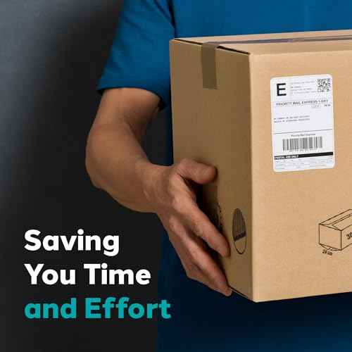 4x6 Thermal Labels Roll - Compatible with Dymo 4XL or Rollo 4x6, Perforated Strong Adhesive, Replaces Dymo 1744907, 250 Per Roll(10 Rolls | 2500 Labels)