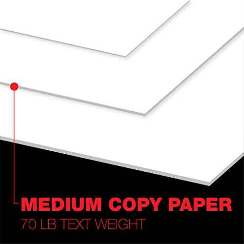 Accent Opaque White Printer Paper, 8.5¡± x 11¡± 28lb Bond/70lb Text Copy Paper ? 500 Sheets (1 Ream) ? Premium Computer Paper with Smooth Finish, 97 Bright, 104gsm ? Multipurpose White Paper ? 109363R