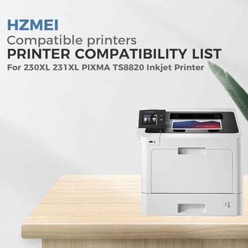 High Yield 230XXL 231XXL Ink Cartridge PGI-230 CLI-231 Ink Replacement for Canon 230 231 Ink Cartridge for PIXMA TS8820 Inkjet Printer(6Pack,PGBK/BK/C/M/Y/GY)
