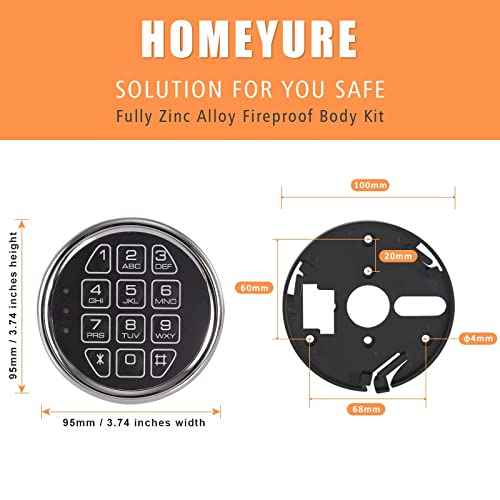 fireproof keypad with solenoid lock for some gun safe,cabinet safe replacement