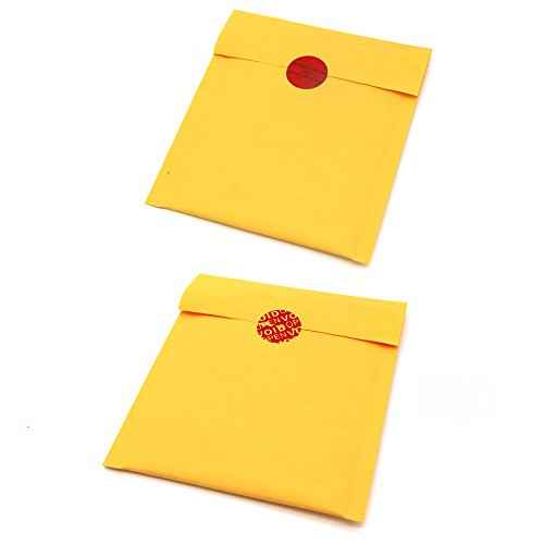 Solitary Walker 1000Pcs Tamper Evident Security Void Stickers Diameter 1 inch Round Red Complete Transfer Tamper Proof Labels Safety Torn up Invalid Seals Tape