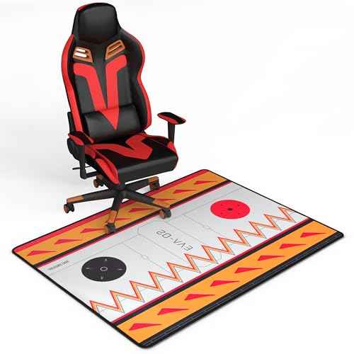 Non-Slip Floor Chair Mat for Evangelion EVA-02 Capsule Series Inspired Design 35"¡¿47"