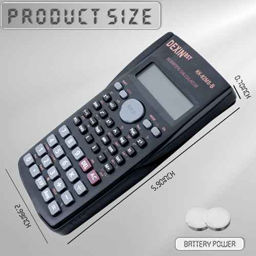 12 Packs Scientific Calculator Bulk, 2-Line Engineering Scientific Calculators Statistical Calculators College Calculator Function Calculator for Student Teacher High School Business Offices