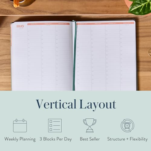 8x10 Softbound LifePlanner (January 2026 - December 2026) - Eucalyptus, vertical layout