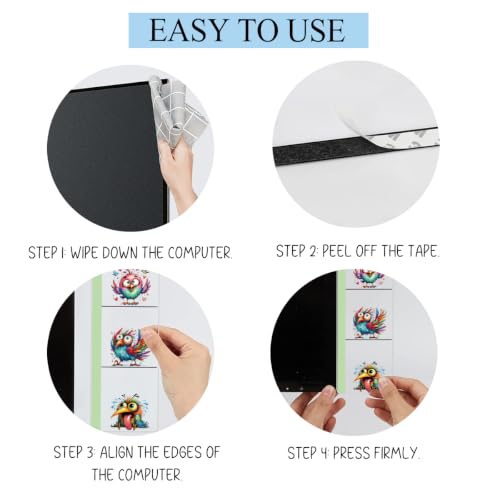 ENGVZ Bird Monitor Memo Board with Sticky Notes – Acrylic Desk Organizer for Office & Home