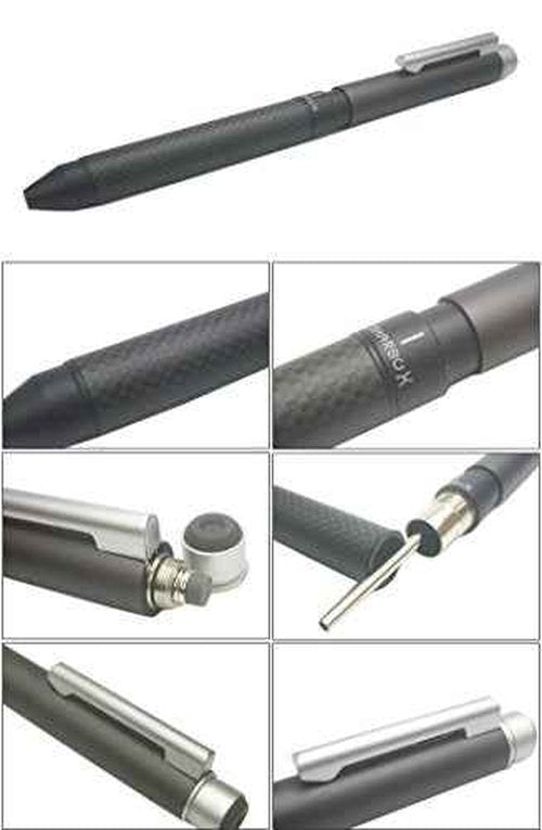 Zebra SB23-CTGR Multifunction Pen Sharbo X CB8 Carbon Titanium Gray
