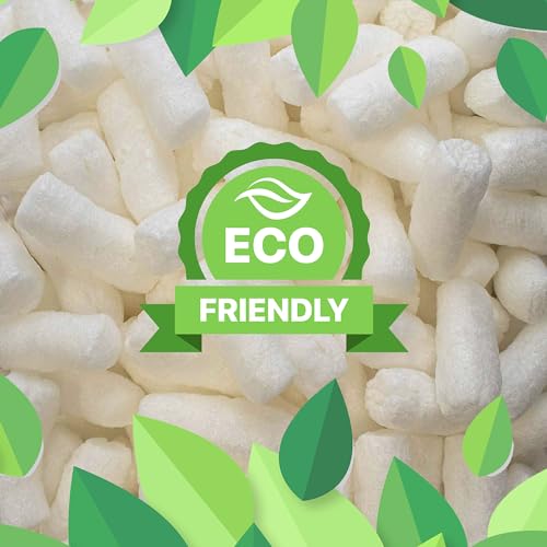Yens Packing Peanuts 45 Gallon 7 cubic ft Biodegradable Popcorn