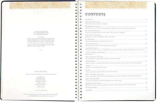 I'm Dead Now What? Planner Hardcover Spiral - Estate & Final Wishes Organizer