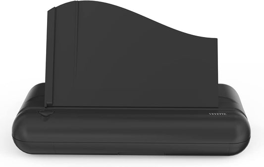 VEYETTE Electric 3-Hole Paper Punch - Heavy Duty Commercial Design, 30 Sheet Capacity, Black