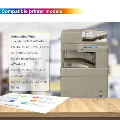 Compatible FM4-8400-010 FM3-5945-000 Waste Toner Container Box Use for GPR30 GPR31 imageRUNNER Advance C5045 C5051 C5250 C5255 C5030 C5035 C5235/C5235A C5240/C5240A Printer 1-Pack