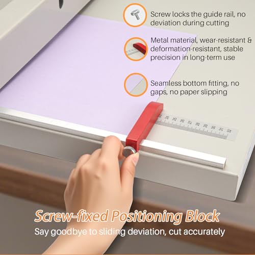 CHENNTAI 18-Inch Desktop Paper Creasing Machine for Business & Craft Folders