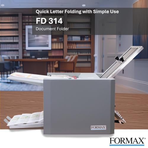 Formax FD 314 Desktop Paper Folder - Up to 250 Sheets, 7700/hr, LCD Control