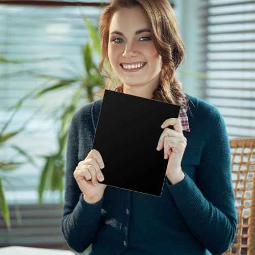60 Pack 2 Pocket Glossy Paper Folders for Letter Size Papers in Glossy Laminated Bulk Presentation Portfolio Folders for Office, School, Teacher (Black)