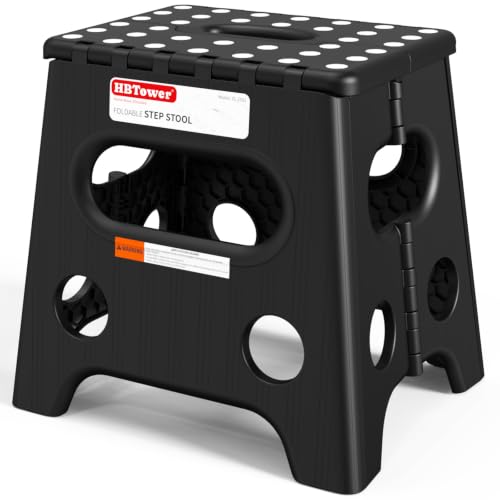 13 Inch Folding Step Stool with 450LBS Capacity, Non-Slip & Safety Lock
