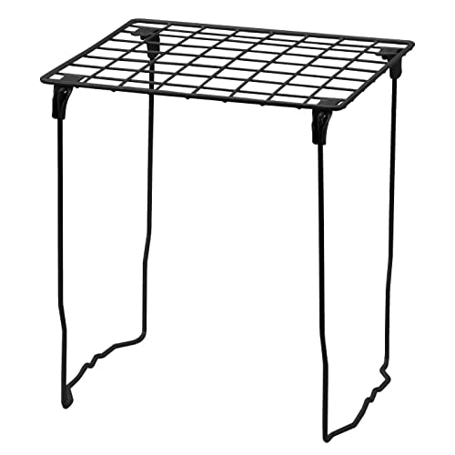 LockerMate Black Stac-A-Shelf Stackable Locker Shelf - Extra Tall 12", Pack of 1