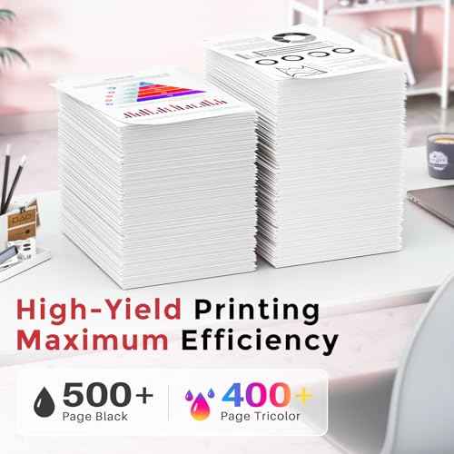 Kuva 245XL 246XL Ink Cartridge Combo Pack Replacement for Canon Ink 245 and 246 PG245 CL246 MX490 TR4520 MG2522 TR4500 TR4520 TS3322 TS3122 TS3320(PG245xl Black, CL246xl Tri-Color)