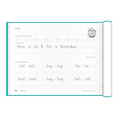 Learning Without Tears 2nd Grade+ Printing Power Workbook for Kids, Student Edition