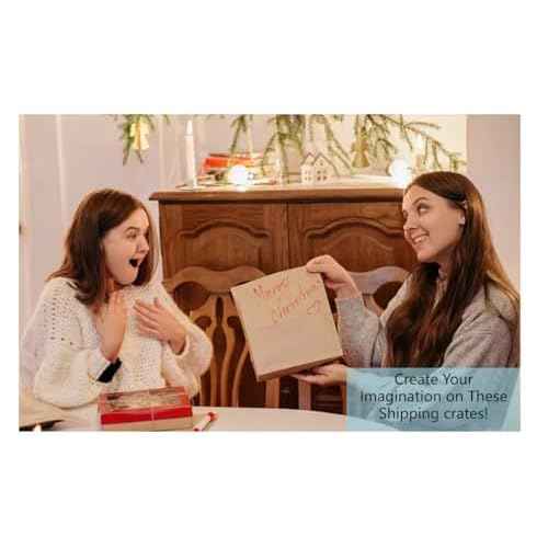 13x10x4 Inch Set of 18 Pack Brown Corrugated Shipping Boxs - Cardboard Boxes for Mailing, Packing and Literature Mailer Boxes, Small Business Mailing Bulk