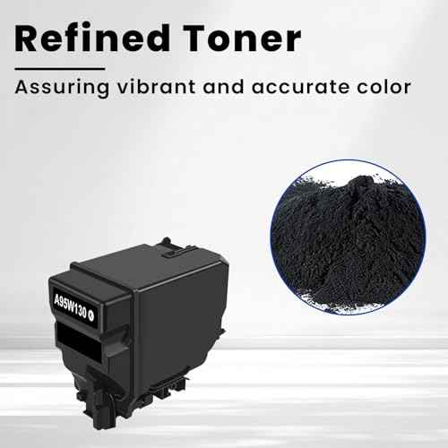 Vylent TNP-49 TNP49 Black Toner Cartridge A95W130 Replacement for Konica Minolta TNP49 TNP49K Toner Cartridge for Bizhub C3351 C3851FS Printer Ink 1-Pack