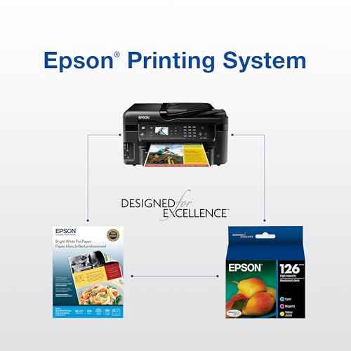 EPSON 126 DURABrite Ultra Ink Black Dual Cartridge For WF-3520, WF-3530, WF-3540, WF-520, WF-545, WF-630, WF-633, WF-635, WF-645, WF-7010, WF-7510, WF-7520, WF-840, WF-845 and other select models