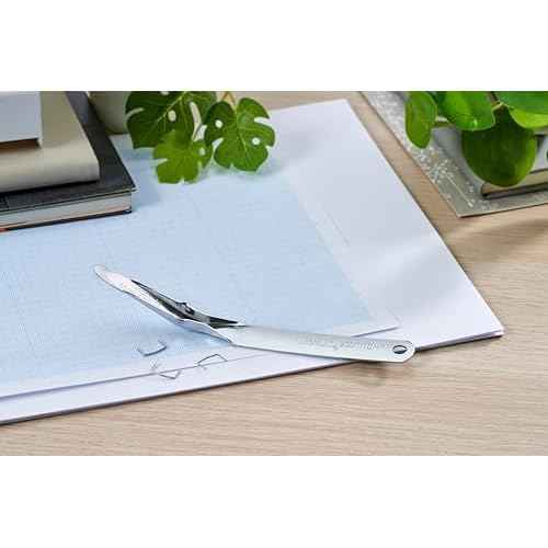Bostitch Office Premium Staple Remover Tool, No Tear Push-Style Staple Puller, All-Metal, Chrome, Pack of 3