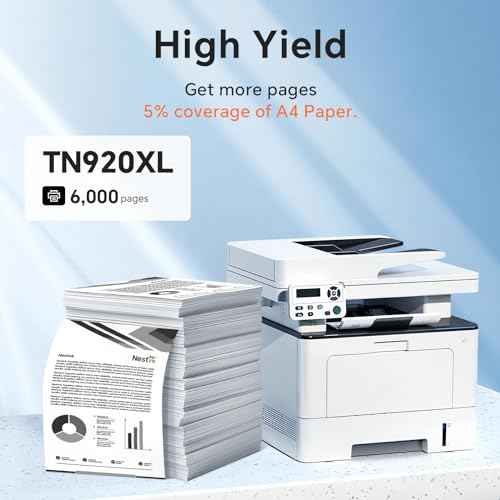 TN920XL High Yield Toner Cartridge Replacement for Brother TN920 TN920XL 920 to Compatible with HL-L5210DN/L5210DW/L5210DWT,HL-L5215DW,HL-L6210DW/L6210DWT,HL-L6310DW,MFC-L6810DW,MFC-L5915DW (2Black)