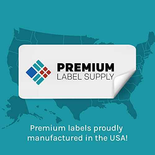 Premium Label Supply Bright Neon Color Fluorescent Stickers - 2" x 4" Labels - (Yellow Fluorescent, 1000 Labels)