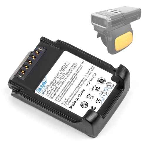 RS5100 Battery Replacement,for Zebra Ring Scanner RS51 RS5100 RS61 RS6100 BT-000397 BT-000398 RSBT5 RS61B0 RS61C0 RS51B0 RS51C0 BTRY-RS51-7MA-01 BTRY-RS51-4MA-01,480mAh.
