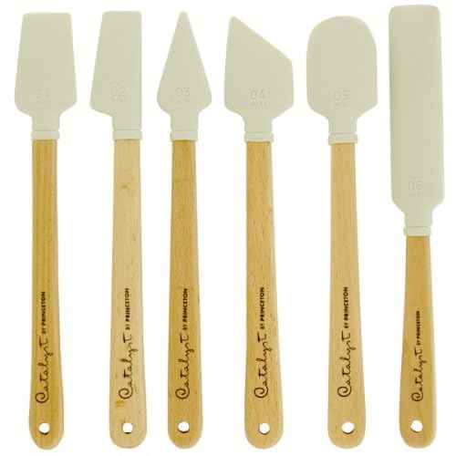 Hyatt's Princeton Artist Brush, Catalyst White Mini Blade, 6 Piece Set