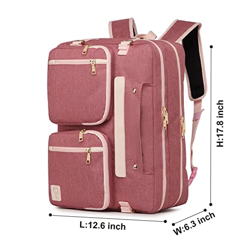 seyfocnia Convertible 3 in 1 Laptop Backpack,Messenger Backpack Satchel Bag Briefcase Backpack Computer Handbag Bag