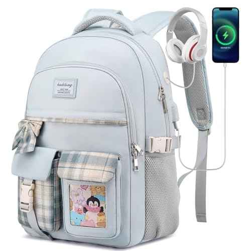 Backpack for School Teen Girls,Cute Bookbag for Middle School Highschool College Laptop Bag for Women, Mochila Escolar Ni?a