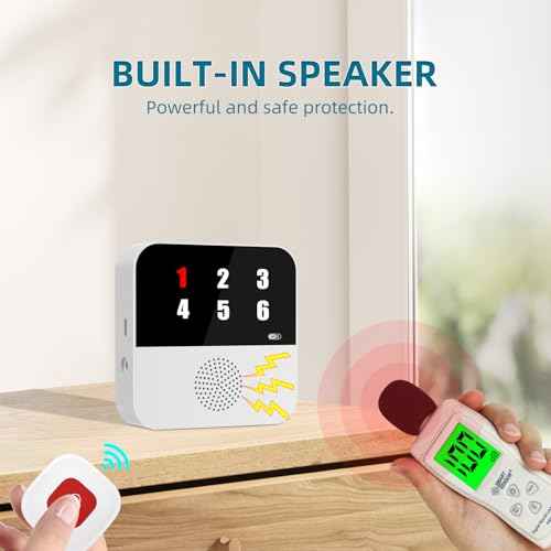 3 Pack Call Button System Wireless Nursing Pager Call System - 300ft Range Smart SOS Alarm with App, WiFi Portable and Bedside Alarm Help Request Device for Elderly, Nurses,Caregivers