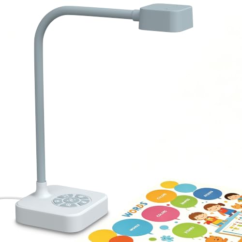 8MP USB Document Camera with 9X Zoom & Built-in Webcam for Classroom & Remote Teaching
