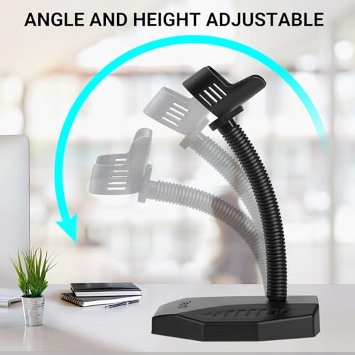 Universal Barcode Scanner Stand Wall Mount Adjustable Holder for Retail & Logistics