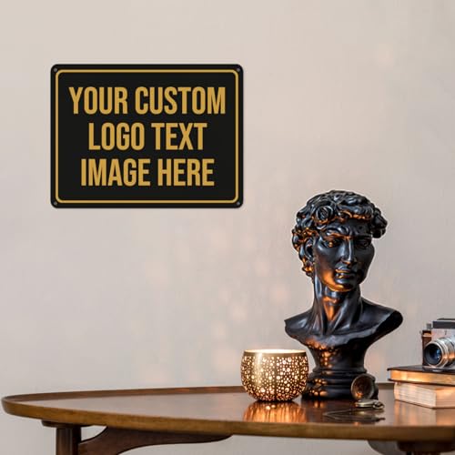 Tmqytuox Custom 8x12 Outdoor Metal Sign - Personalized Business & Home Signage