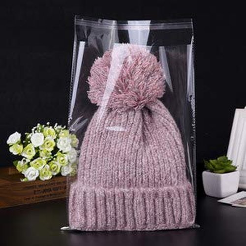 100 Pack -10" x 13" Self Sealing Adhesive Clear Plastic OPP Poly Bags Transparent Clear Bags T Shirt Flat Open Top Apparel Poly, (10" x 13" (100Count))