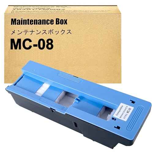 LCL Compatible MC-08 Waste Collection Maintenance Cartridge with Chip Replacement for Canon imagePROGRAF iPF8000 iPF8300 iPF8300S iPF8400 iPF8400S iPF8400se iPF9000 iPF9400 iPF9400s Printers (1-Pack)
