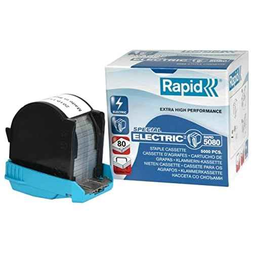 Rapid R5080 Staple Refill Cassette, for Stapling up to 80 Sheets, Use with The Rapid 5080e Electric Stapler, Includes 5000 Staples, 20993700