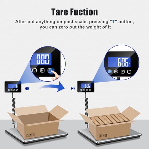 Big Digital Postal Scale 660lbs Heavy Duty Shipping & Package Weighing Scale